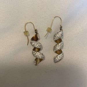 Gold earrings